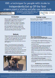 igo poster - Clinical Research into ARNI Approach - Stroke Rehabilitation and Exercise Training for Survivors & Specialist Stroke Courses for Therapists and Trainers, Online and Face to Face