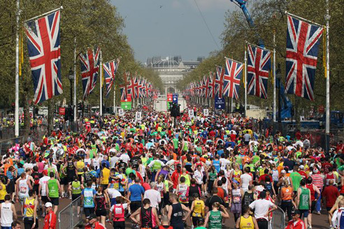 tmp london marathon the mall1940288317 - Teddy Page - London Marathon - Stroke Exercise Training - online courses for therapists
