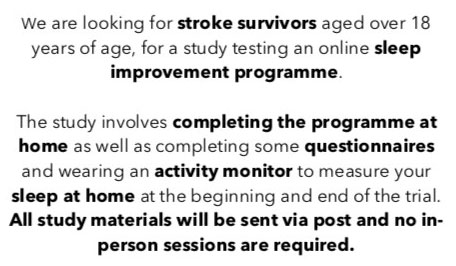 Oxford flyer 3 - Quality or Quantity of Sleep: Which Is Better for Rehab? - Stroke Rehabilitation and Exercise Training for Survivors & Specialist Stroke Courses for Therapists and Trainers, Online and Face to Face